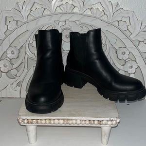 Madden Girl chunky sole boots